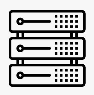 server icon white